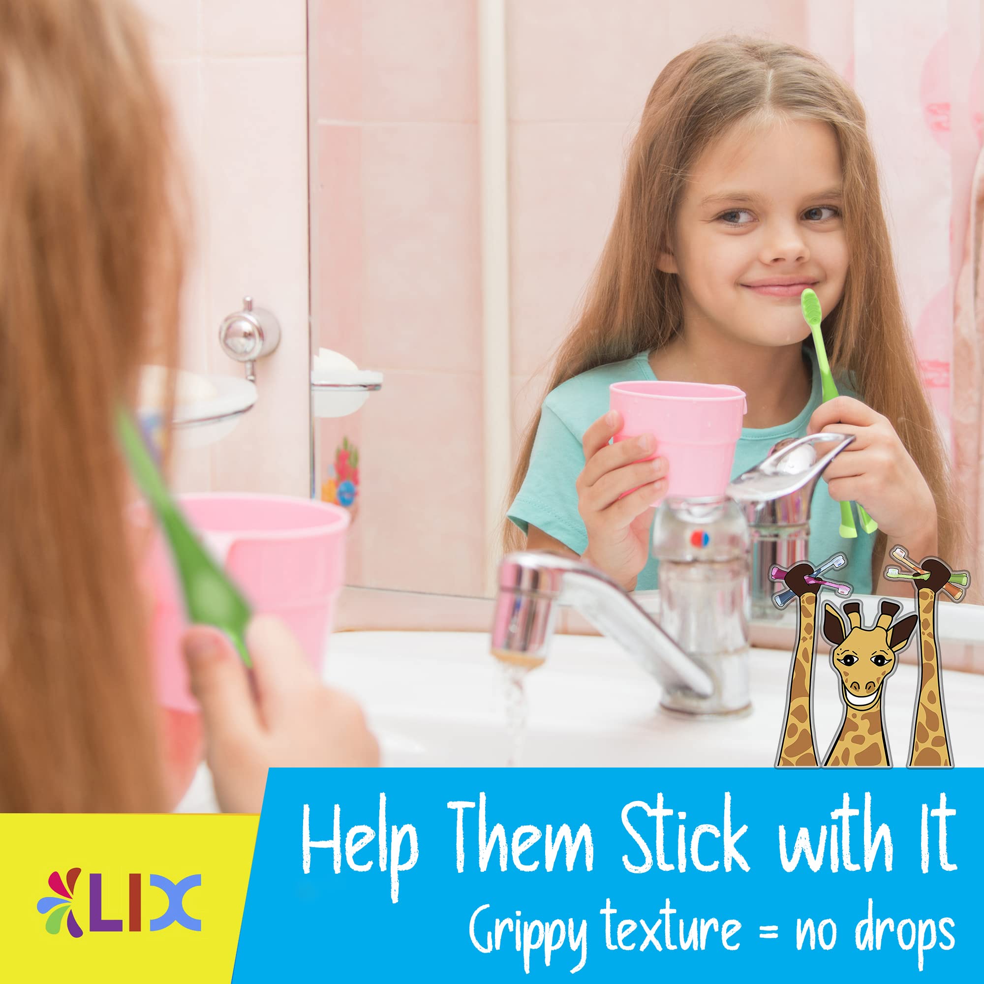 Amazon.com: 55Dental Kids Toothbrush Set of Soft Giraffe